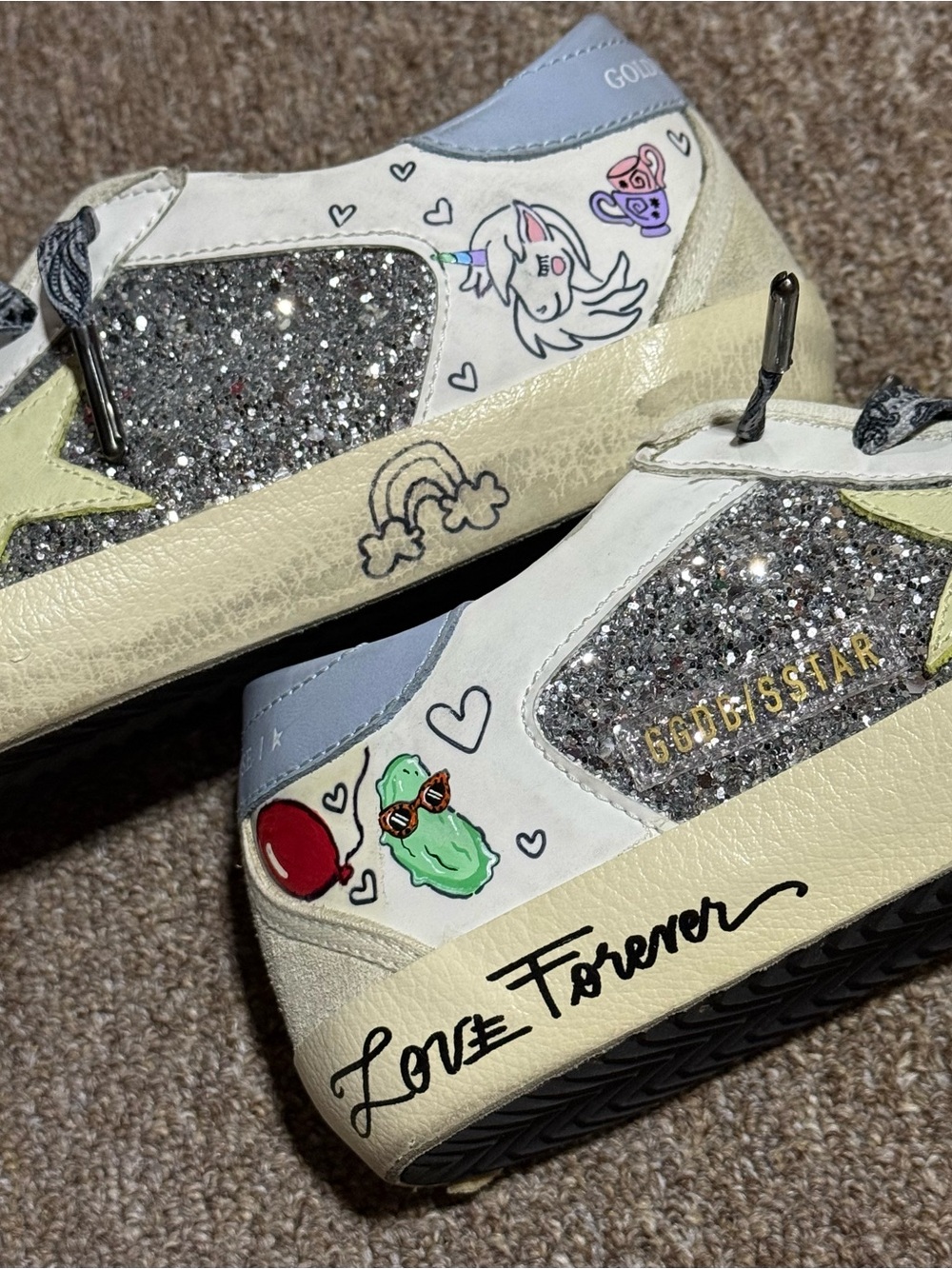 Golden Goose Super Star Sneakers Shoes 35 - Picture 3 of 8